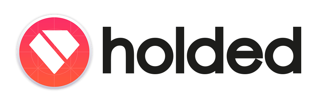 Logotipo de Holded, software de gestión empresarial y facturación