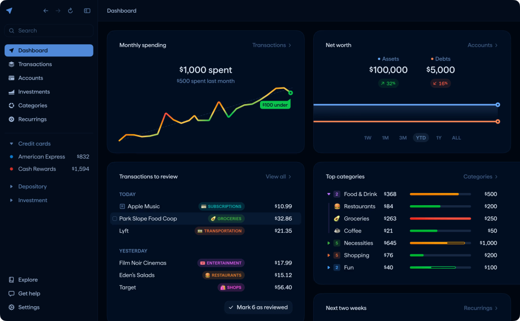 Análisis de la aplicación Copilot Money, una de las mejores opciones para automatizar tus finanzas.